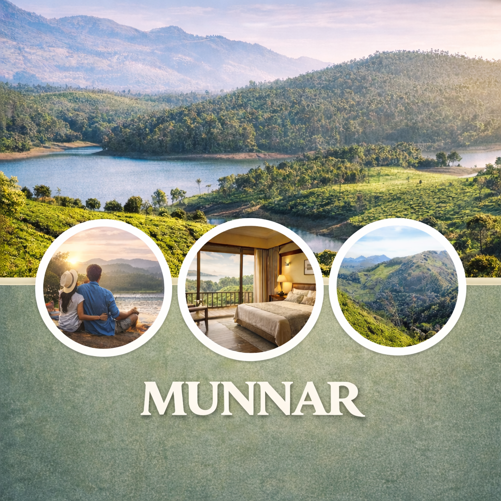 🌿 Munnar Tour Package for Couples | Gift a Romantic Hill Escape